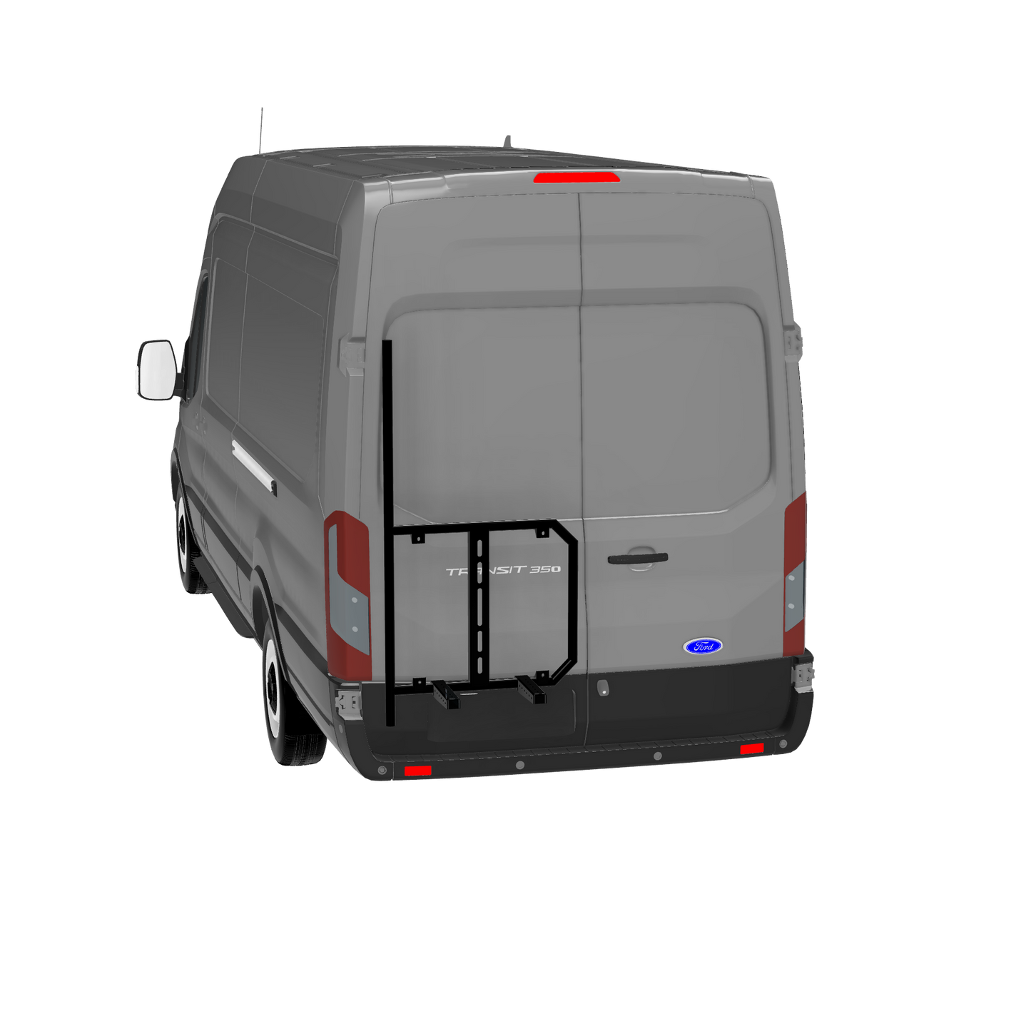 Support pneu de secours - Porte gauche - Transit