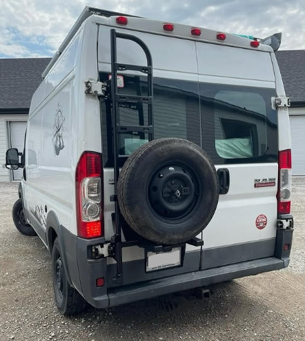 Support de pneu de secours avec échelle – Promaster