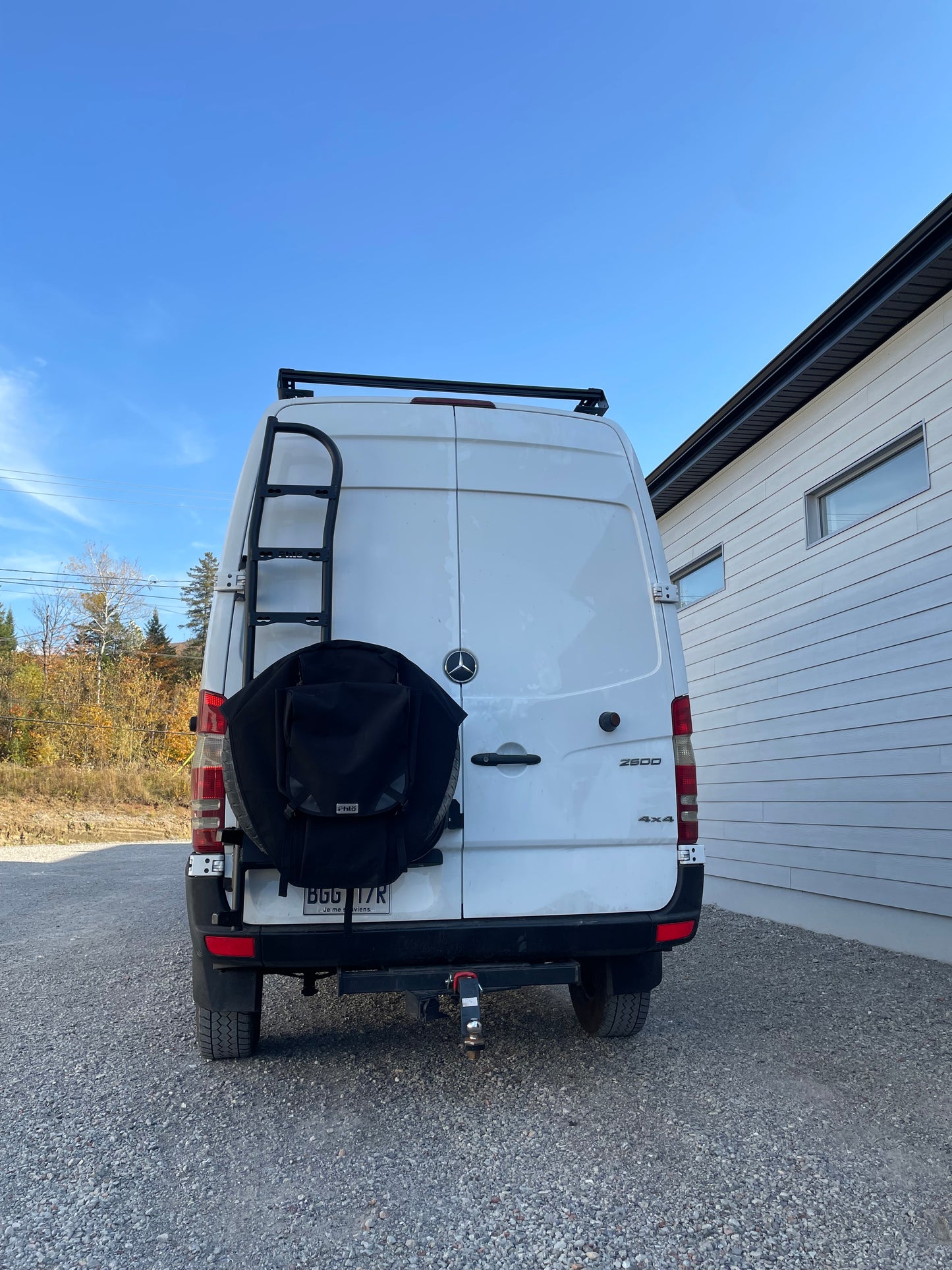 Support de pneu de secours avec échelle – Sprinter 2007-18