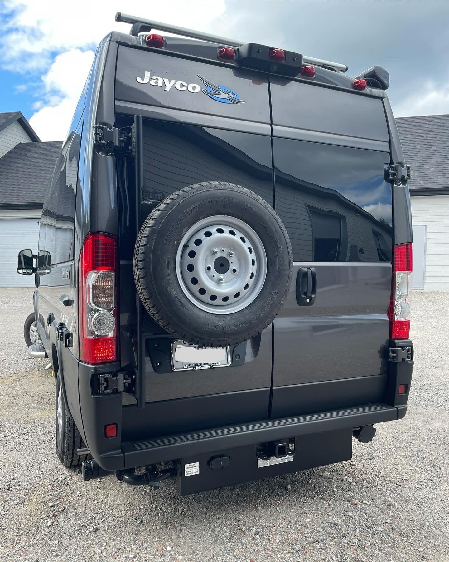 Support pneu de secours - Porte gauche - Promaster