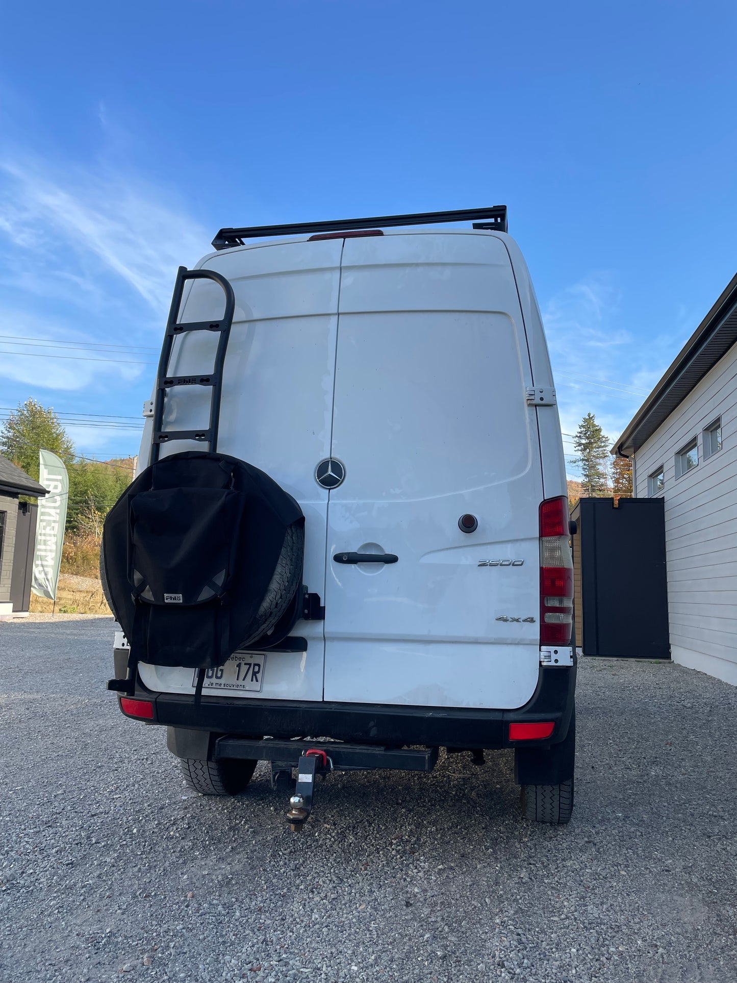 Support de pneu de secours avec échelle – Sprinter 2007-18