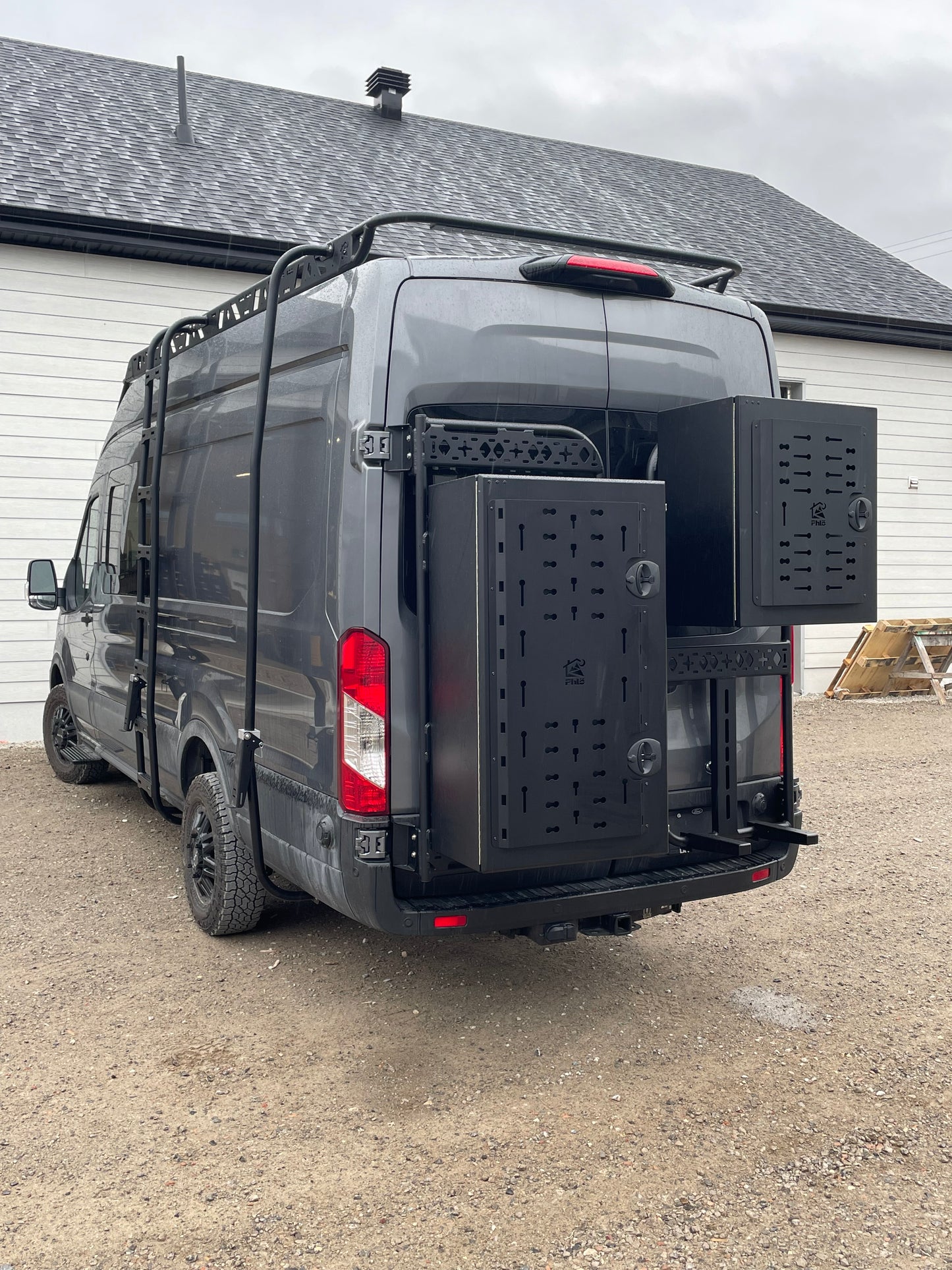 Full left door rack - Transit