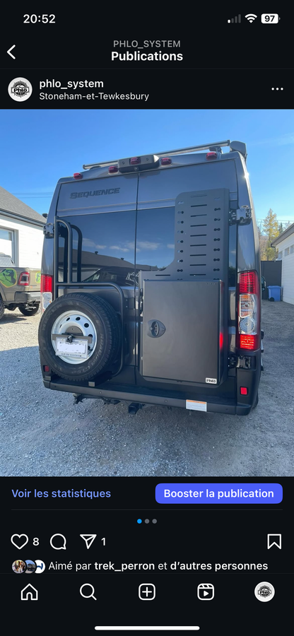 Support Deluxe Multi-fonctions Droite avec espace fenêtre