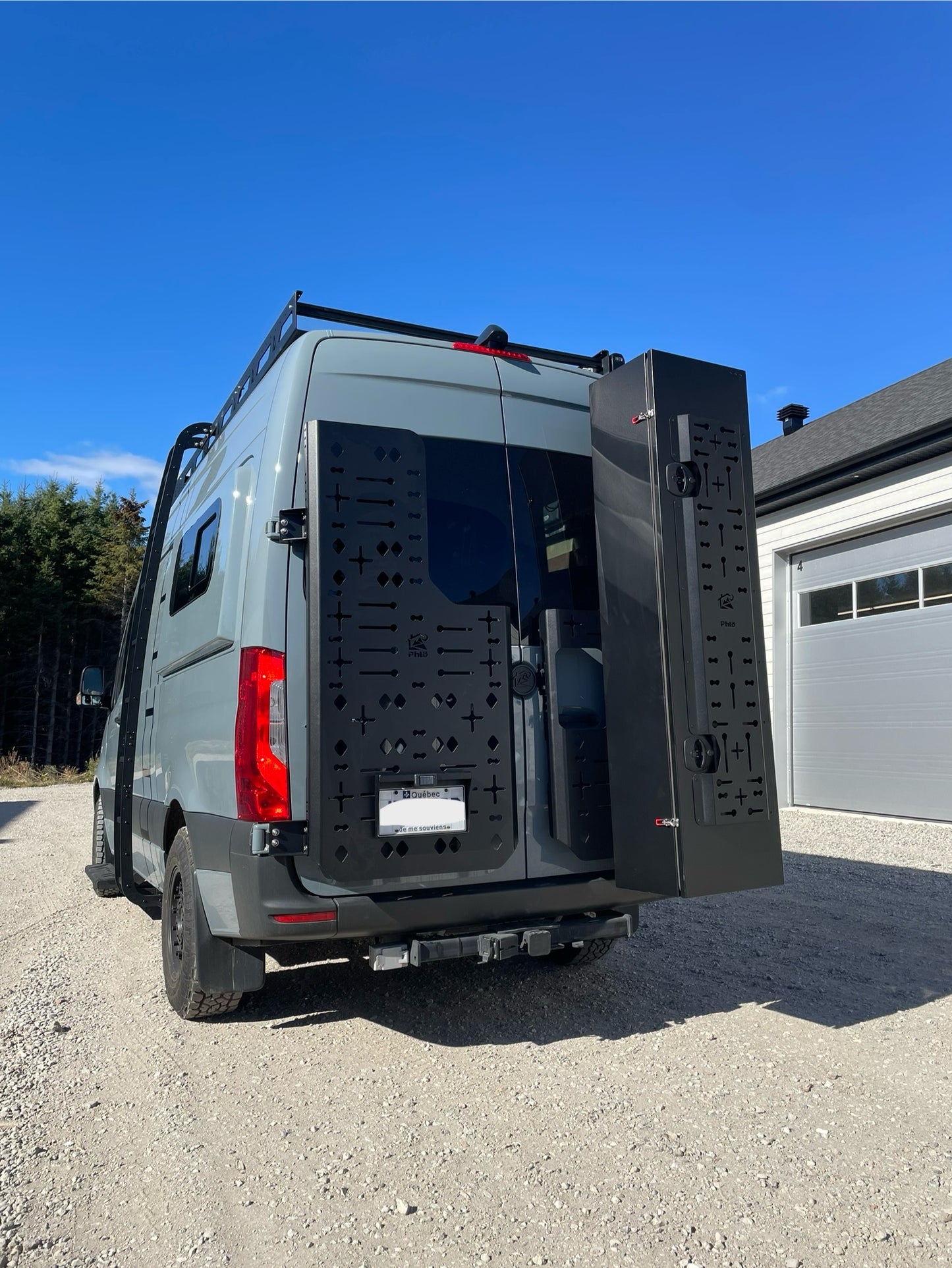 Deluxe panneau - avec trou de fenêtre - gauche conducteur