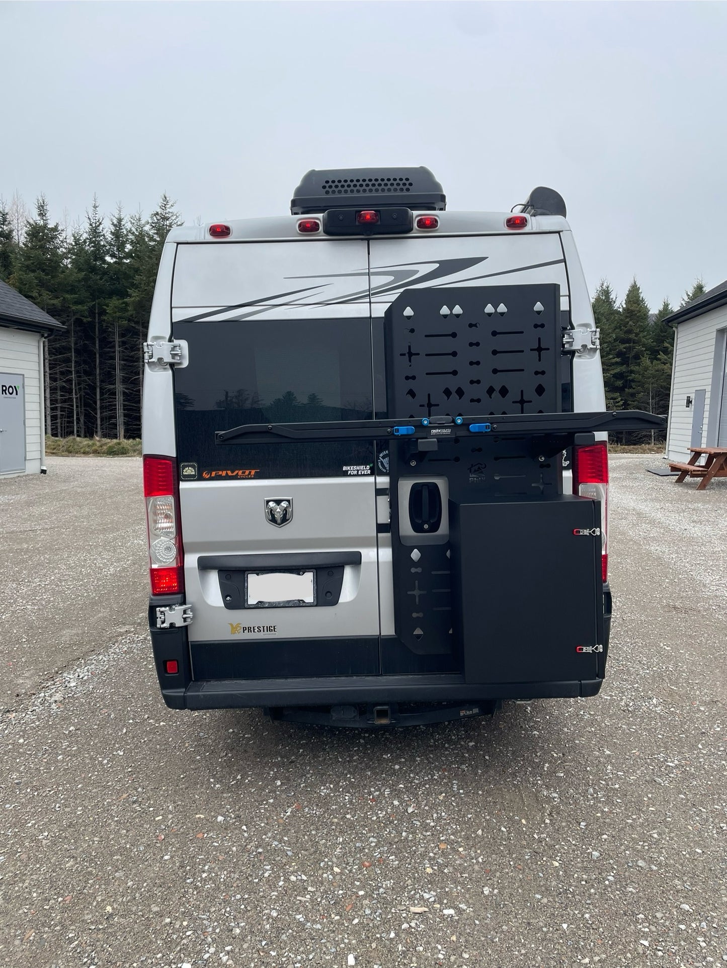 Bras de soutien pour rack à vélo Deluxe multifonctions