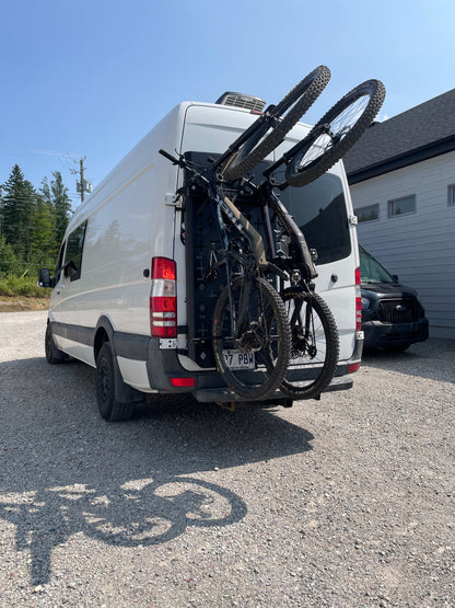 Kit ensemble support a velo vertical guidon