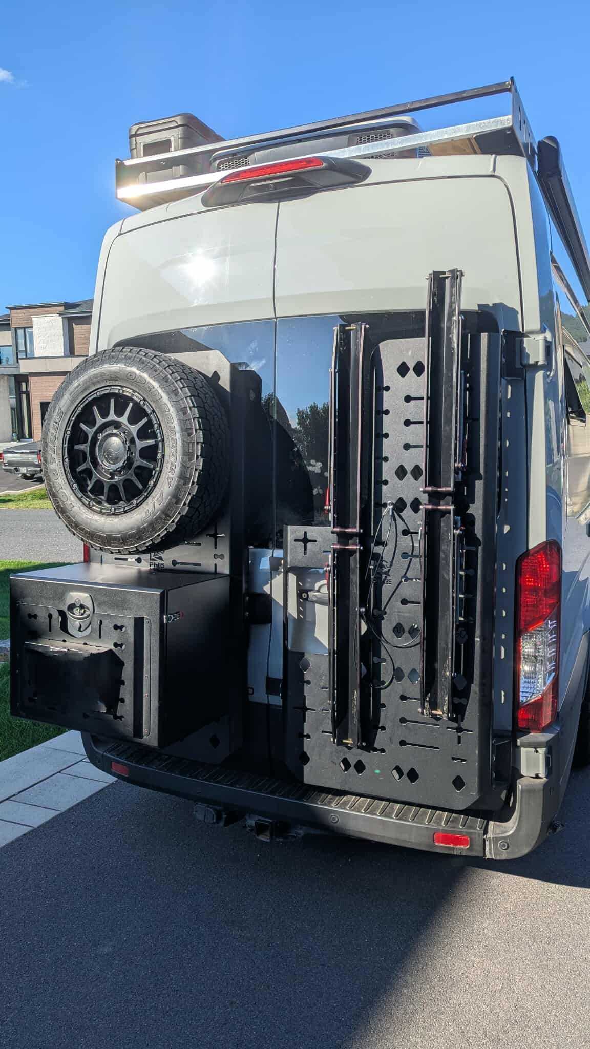 Deluxe Panel Tire Holder