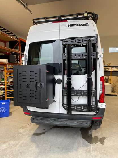 Support de pneu de secours - Porte gauche - Sprinter 2019+ charnière 270