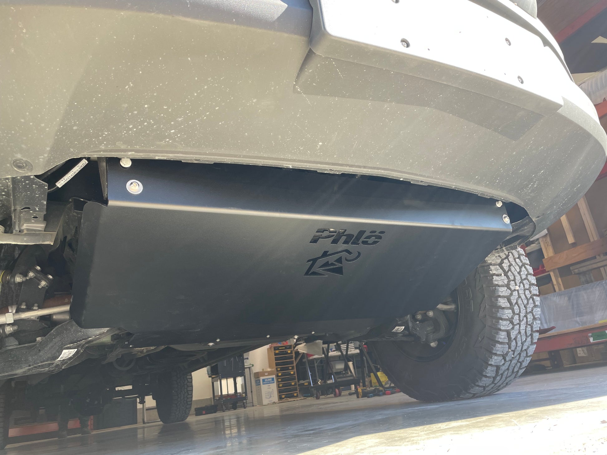 Phlosystem motor protection panel for mercedes benz sprinter