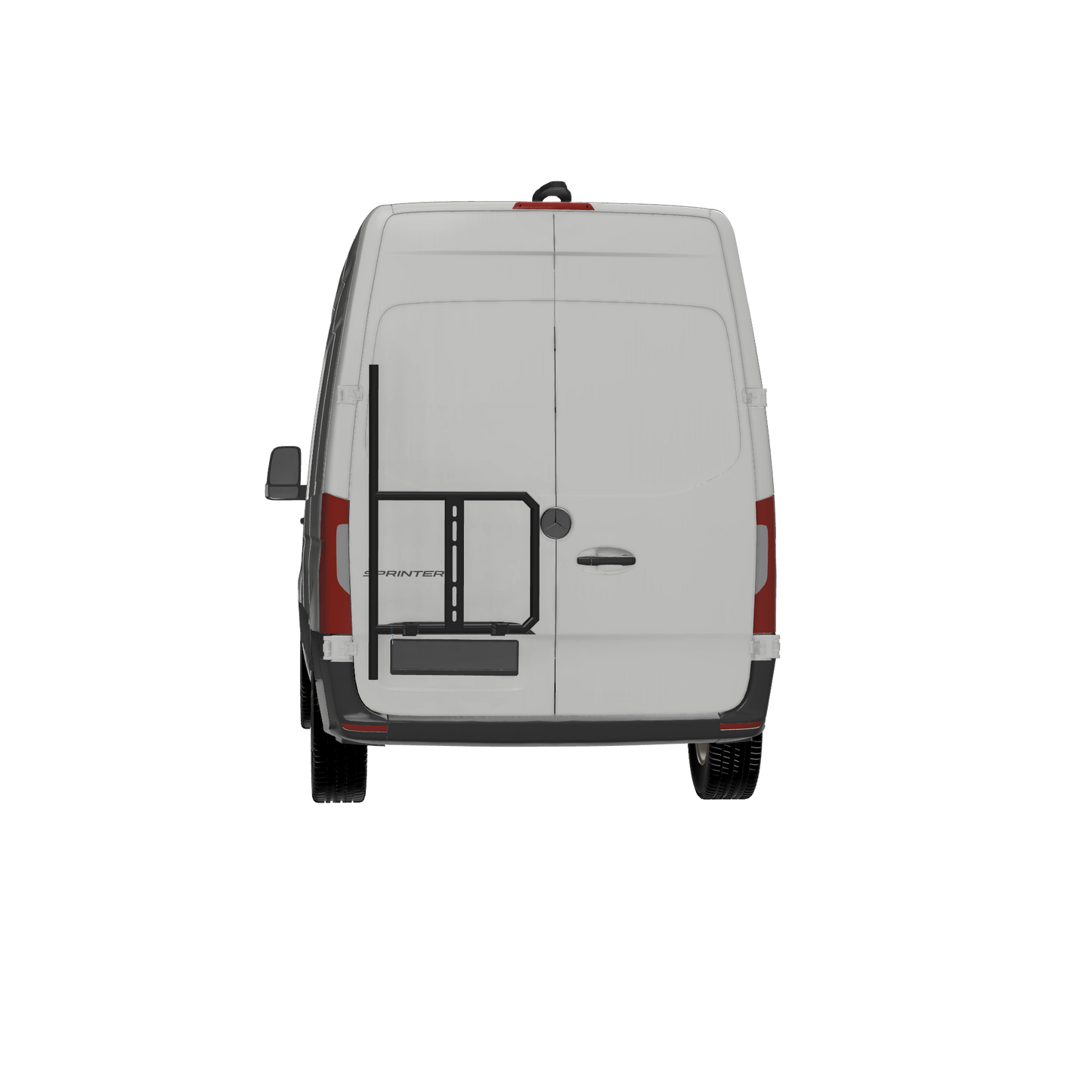 Support de pneu de secours - Porte gauche - Sprinter 2019+ charnière 270