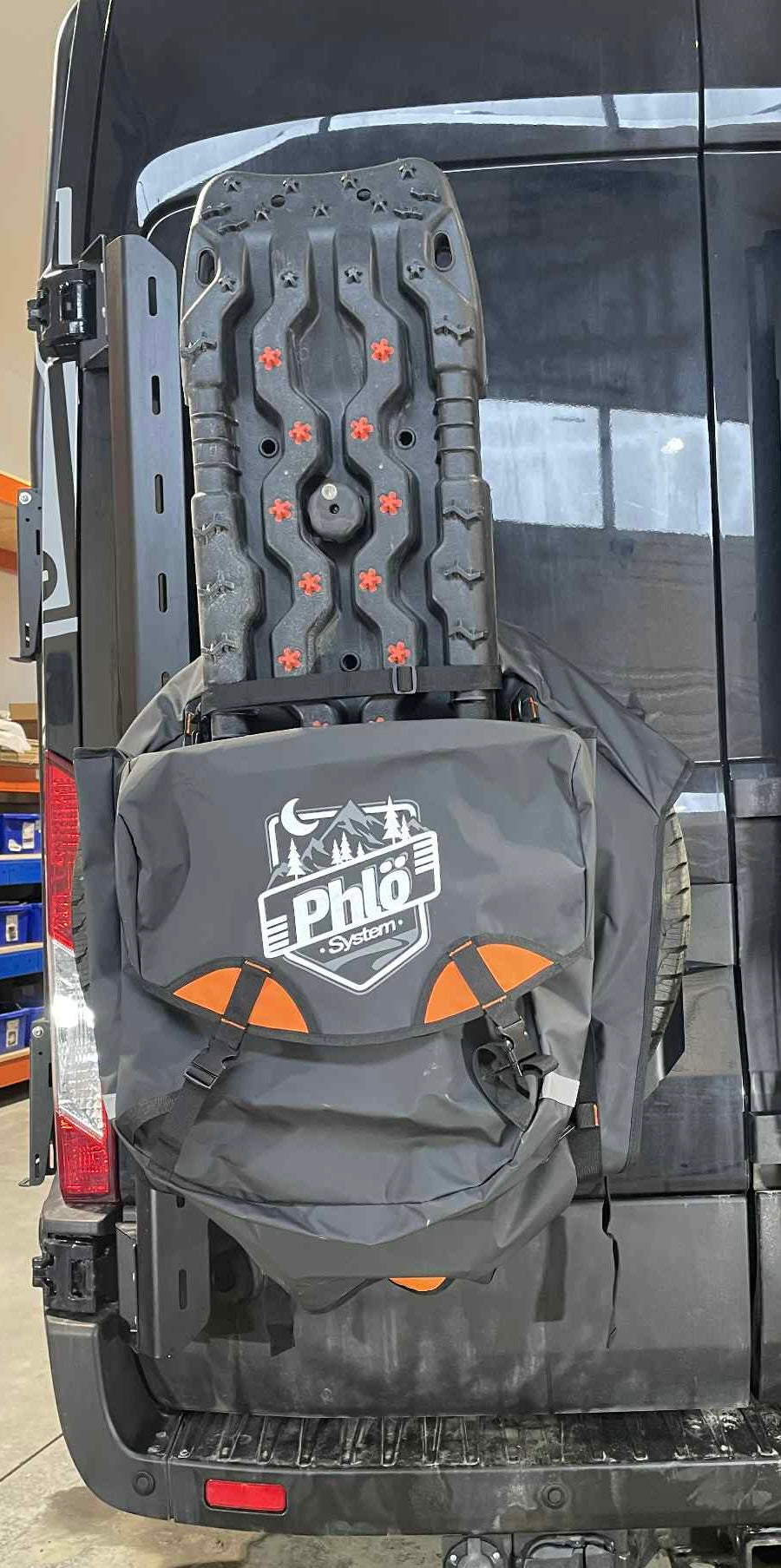 spare tire cover covering a spare tire